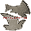 Форма пластиковая Кораблик 370х240х50мм + Рыбка 370х200х50мм