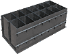 Форма металлическая для производства блоков Стандарт-4