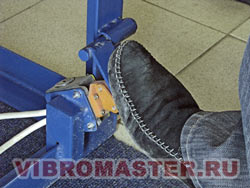 Ножной привод (педаль) включения вибратора станка Вибромастер-Лидер
