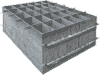 Форма металлическая для производства блоков Люкс-1